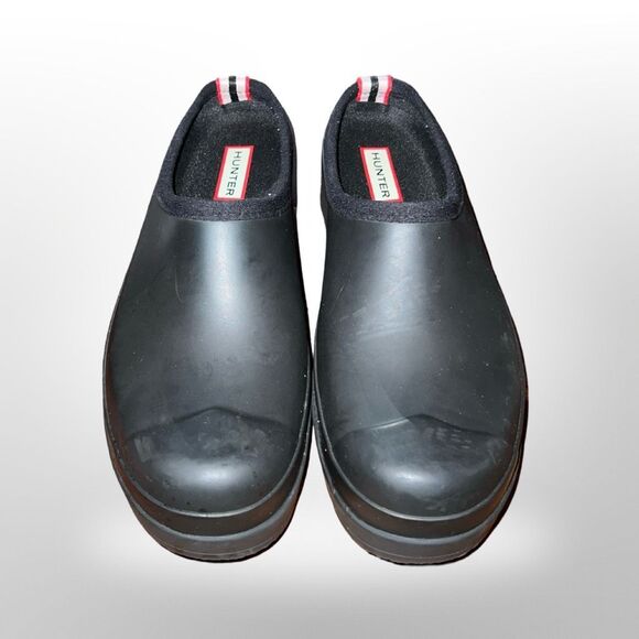 NWOB Hunter Women's Play Clog In Black Size 8 - Picture 3 of 7